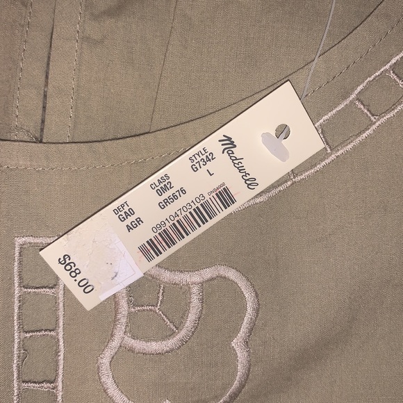 NWT Madewell linen tank top - Picture 4 of 4